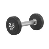 Gantera SportMann Profi 2.5 kg din poliuretan pentru fitness
