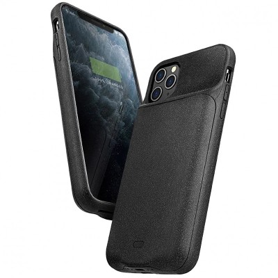 Baterie Externa TIp Husa UNIQ Boost Air pentru Apple iPhone 11 Pro, Wireless, Neagra foto