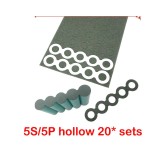 18650 5S/5P Hartie de izolare Garnitura Pachet de baterii Celula Adeziv izolant Patch Tampoane de izolare-Tip HOLLOW