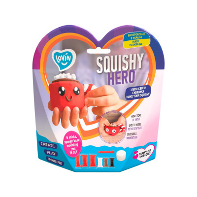 Set air clay cu argila usoara pentru modelaj lovin - 6 culori - squishy hero - cupcao foto