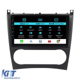 Navigatie Dedicata Mercedes C-Class W203 CLK W209 (2005 - 2009), 9Inch, 4Gb Ram, 64Gb Stocare, Carplay Performance AutoTuning