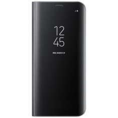 Husa Flip Stand Clear View pentru XIAOMI MI 10T PRO 5G, Negru