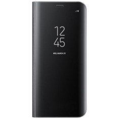 Husa Flip Stand Clear View pentru XIAOMI MI 10T PRO 5G, Negru