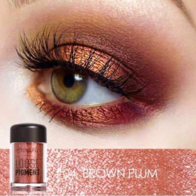 Pigment fard de ochi Focallure Eyes Loose Pigment 04 Brown Plum foto