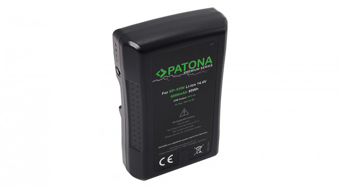 Baterie Sony BP-95WS BP-190WS DSR 250P 600P 650P 650P 652P 6,6 Ah V-mount () - Patona Premium