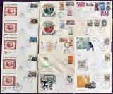 1959-1981 FDC Italia - Lot de 70 plicuri prima zi la 50% din cota