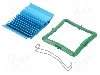Radiator extrudat, aluminiu, 40mm x 40mm, albastru, Advanced Thermal Solutions - ATS-50400B-C1-R0