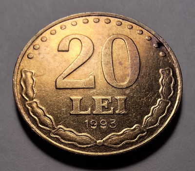 Moneda 20 lei 1993 (#4) foto