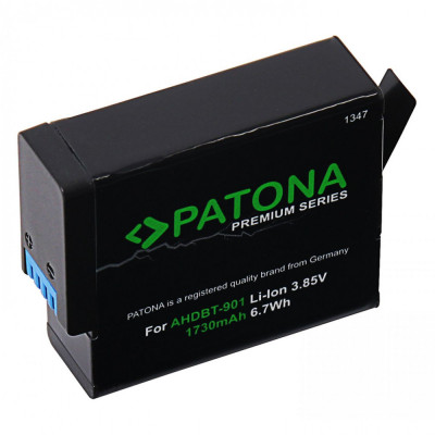 Acumulator Patona Premium AHDBT-901 ADBAT-001 1730mAh replace GoPro Hero 9 GoPro Hero 10/11 - 1347 foto
