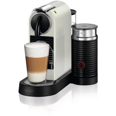 Espressor DeLonghi Nespresso, EN267.WAE, Filtru de cafea ,capsule Citiz&amp;amp;Milk, cu spuma de lapte, 1260W, 19 bar, rezervor de apa 1 litru, Alb/Negru