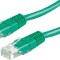 PATCH CORD UTP GEMBIRD Cat5e, cupru-aluminiu, 5 m, verde, AWG26, "PP12-5M/G" (timbru verde 0.18 lei)
