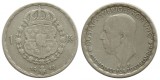 fl36 SUEDIA 1 COROANA KRONA 1948 GUSTAV V ARGINT VF