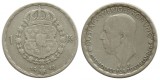 fl36 SUEDIA 1 COROANA KRONA 1948 GUSTAV V ARGINT VF