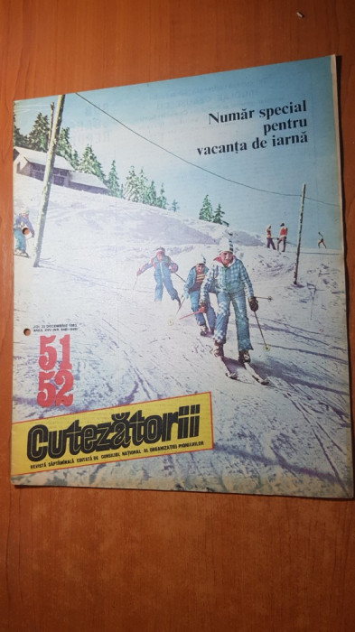 revista pentru copii - cutezatorii 22 decembrie 1983-numar dublu de craciun