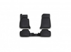 Set 4 covorase auto din cauciuc pentru BMW 1 5 usi 2004-2011 foto