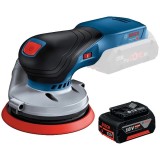 Bosch GEX 18V-125 + GBA - Slefuitor cu excentric 125 mm + Acumulator Li-Ion 18 V 5 Ah