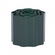 Bordura gazon din plastic, verde, 9 m x 120 mm, Strend Pro