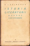 C1517 Istoria literaturii rom&acirc;ne contemporane, IV, Evoluția prozei literare de Eugen Lovinescu