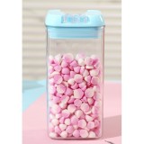 Cutie de Depozitare Alimente, Flippy, 1.2L, cu capac, 10x10x20.5 cm, 370g, Transparenta