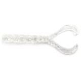 Aji Worm Chiki Chiki 4.3cm Clear Silver Glitter