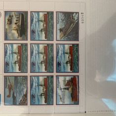 Serie timbre cu avioane, aviatie, nestampilate, MNH