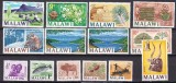 Malawi 1964 vederi fauna flora MI 1 -14 MLH