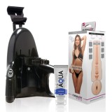 FLESHLIGHT - VAGINA RILEY REID UTOPIA + UNIVERSAL LAUNCH + AQUA QUALITY LUBRICANT 50 ML, FLESHLIGHT GIRLS
