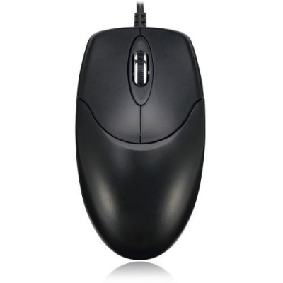Adesso 3 Button Desktop Optical Scroll Mouse, multi surfaces, Wired, USB foto