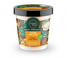 Crema de corp delicioasa Caramel Cappuccino, 450 ml - Organic Shop Body Desserts foto