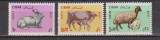 LIBAN 1965 FAUNA MI:911-913 MNH, Nestampilat