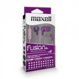 Casti in ureche roz cu mov FUSION Flower Maxell