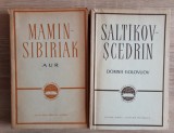 2x LITERATURĂ RUSĂ: Aur - MAMIN-SIBIRIAK / Domnii Golovliov - SALT&Icirc;KOV-ȘCEDRIN