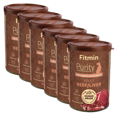 Fitmin Purity Adult Beef / Liver 6 x 400 g foto