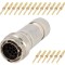 Conector circular tată 19 pini, IP67