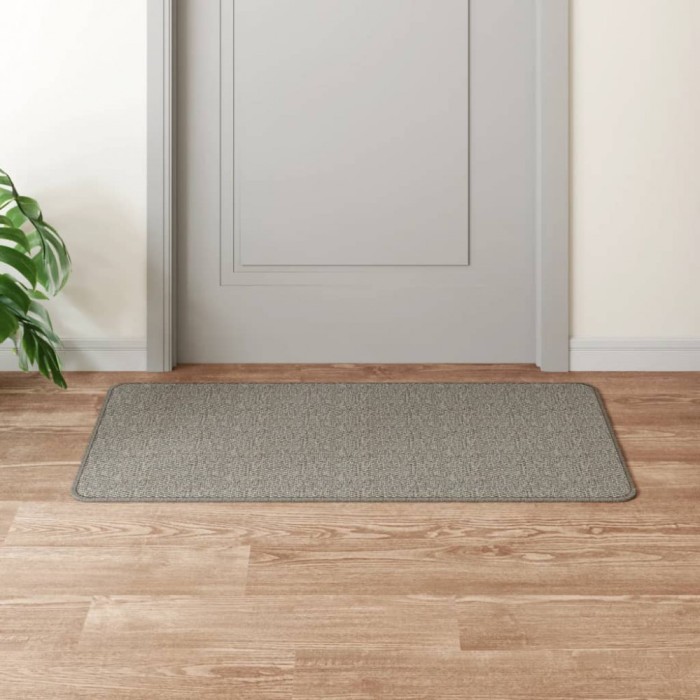 vidaXL Covor traversă cu aspect sisal, argintiu, 50x100 cm 355794