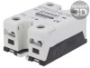 Releu Semiconductor Sensa 50A, 90-280V AC Control, 48-660V AC Comutat, Monofazat, Montare Panou