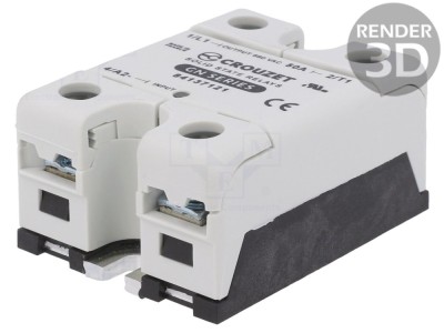 Releu semiconductor 50A, 90&amp;divide;280VAC foto