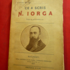 St.Metes - Ce a scris N.Iorga - Viata si Activitatea sa -Bibliografia -1913