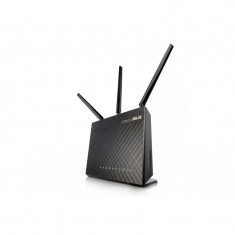 Router wireless Asus, 600 + 1300 Mbps, Dual Band, USB 3.0, Negru foto