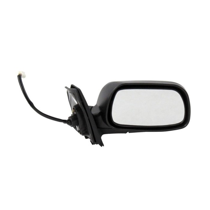 Oglinda exterioara Toyota Corolla (E12) 01.2002-12.2003 Partea Dreapta Crom Convex Electrica Fara Incalzire 8790102060, carcasa neagra cu primer, 3 p