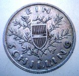 F.467 AUSTRIA 1 SCHILLING 1925 ARGINT