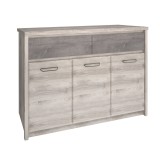 Cumpara ieftin Comoda PAL castan Nairobi onix Jesi 126.6x40.3x95.2 cm