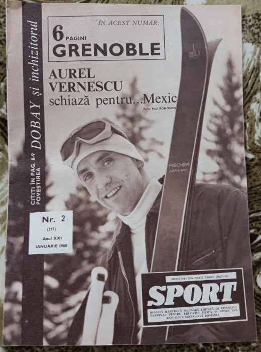 myh 110 - Revista SPORT - nr 2/ianuarie 1968