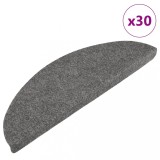 Gossi covorase scara autoadezive 30 buc gri 56x17x3 cm