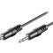 Cablu Audio Jack 3,5mm 3pin 2,5m Negru