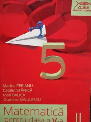 Marius Perianu - Matematica pentru clasa a V-a (Editia: 2016) foto