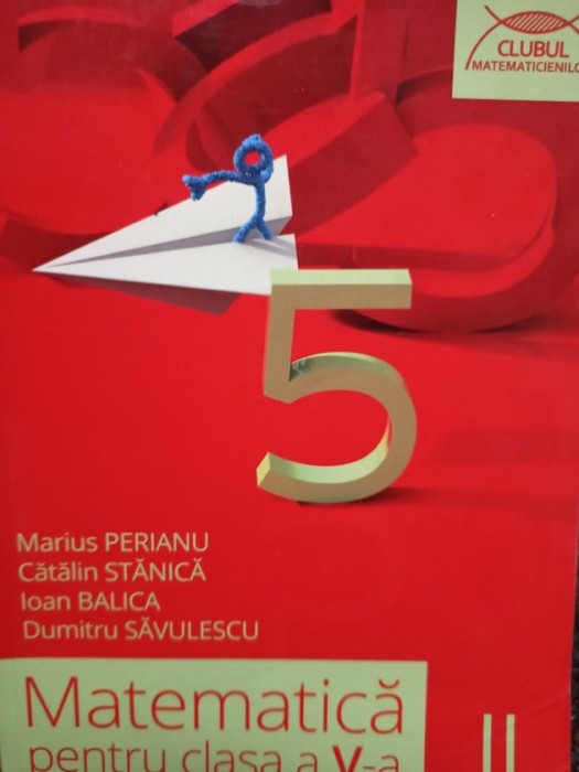 Marius Perianu - Matematica pentru clasa a V-a (Editia: 2016)