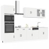 VidaXL Set dulap de bucătărie din 7 piese &bdquo;Kalmar&rdquo; Lemn prelucrat alb 3314731