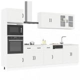 Set dulap de bucătărie din 7 piese &bdquo;Kalmar&rdquo; Lemn prelucrat alb