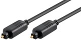 Cablu audio digital optic 1m TOSLINK - TOSLINK diametru 5mm Goobay 50217